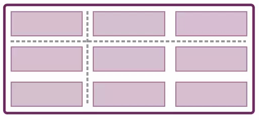 Grid Lines run between each track of the grid.